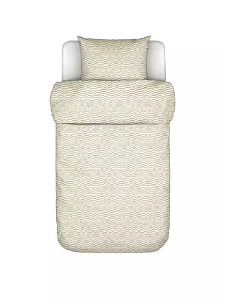 MARC O'POLO HOME | Linge de lit en satin HARPA 70x90cm/140x200cm Oatmeal | 